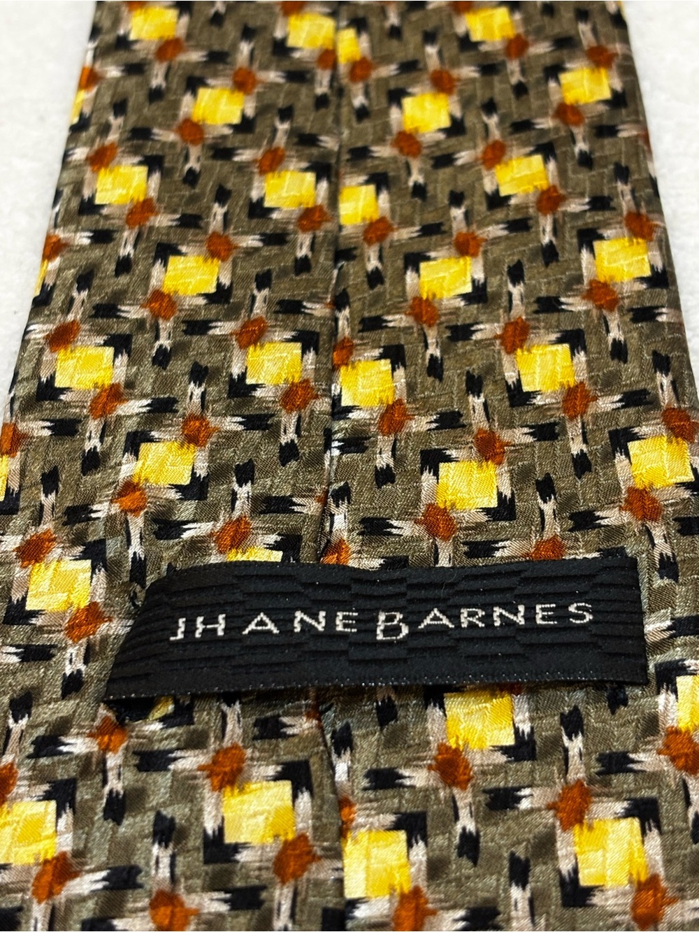 Brand New Stylish Tie By Jhane Barnes - Picture 4 of 4